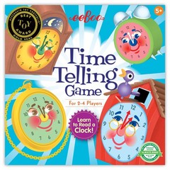 Eeboo Time Telling Game Develops Time Telling Skills Learn To Read A Clock