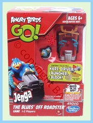 Angry Birds GO The BLUES Off Roadster Kart Jenga Launch Collectible Game Hasbro