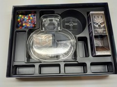 IMMORTALS Board Game Queen Games Almost Complete in Box Missing 1 Green Cube