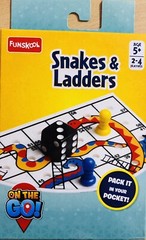 Funskool Snakes and Ladders On The Go Game Age 5+ FREE SHIP
