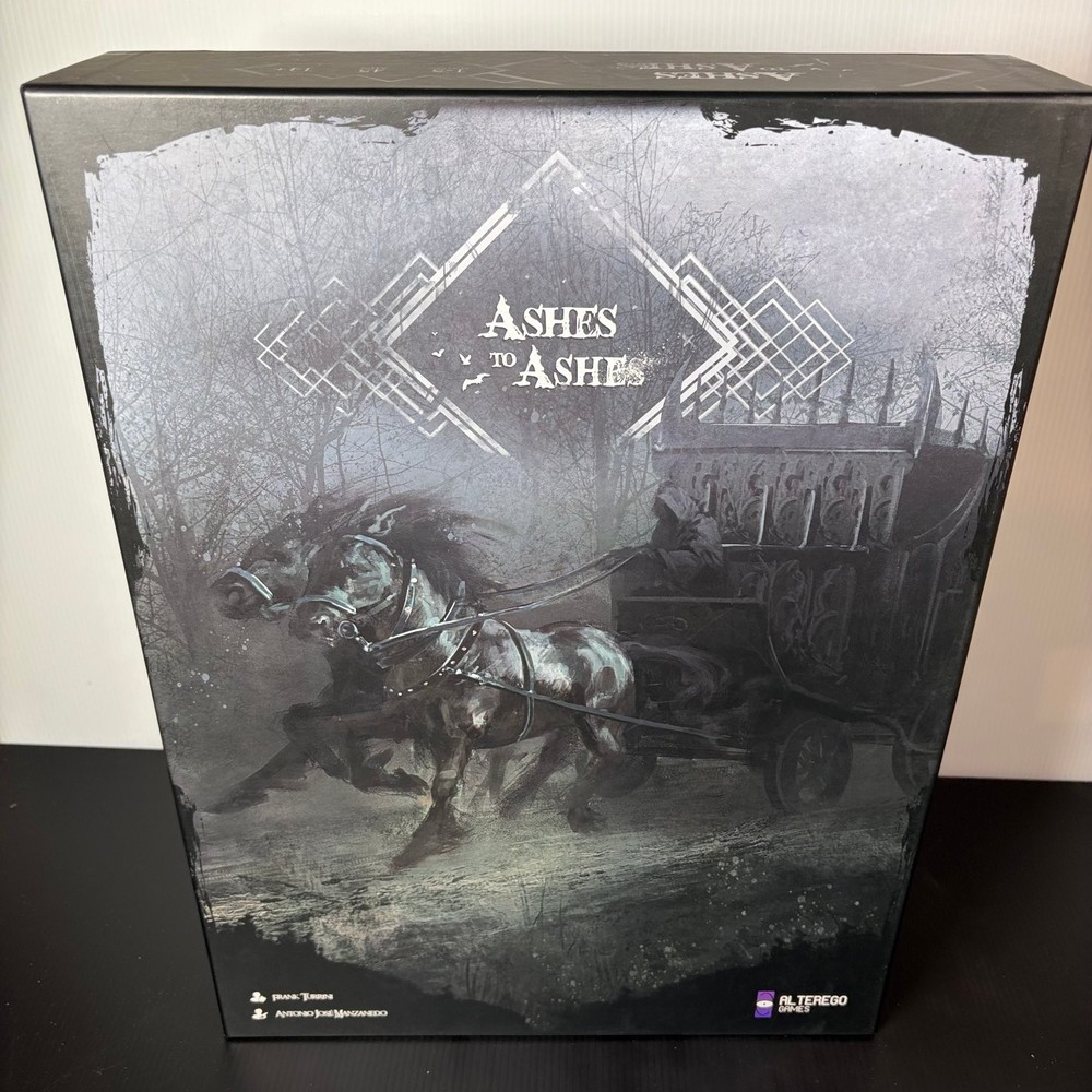 Ashes to Ashes Kickstarter Exclusive Board Game 1-5 Players Ages 14+ Complete