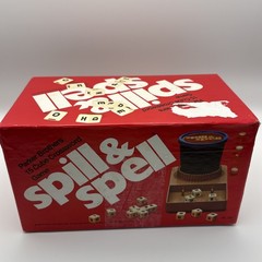 Vintage 1972 – Spill and Spell COMPLETE Parker Brothers Classic Letter Word Game