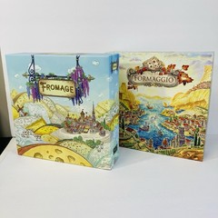 FROMAGE & FORMAGGIO BOARD GAME BUNDLE retail ed. english r2i Complete LIKENEW!
