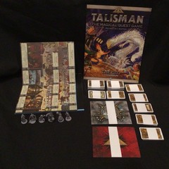 Talisman Rev 4th Ed THE CITY Expansion FFG Game 100% COMPLETE! NO BOX