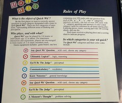 Quick Wit: The Uncommon Game Of Common Sense Vintage Board Game Family Fun