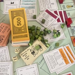 1940S Or 50 Monopoly Game It Appears To Be Complete Lots Of Fun For Everyone