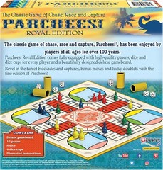 Parcheesi Royal Edition Board Dice Game – Family Game Night Kids 8+ & Adults