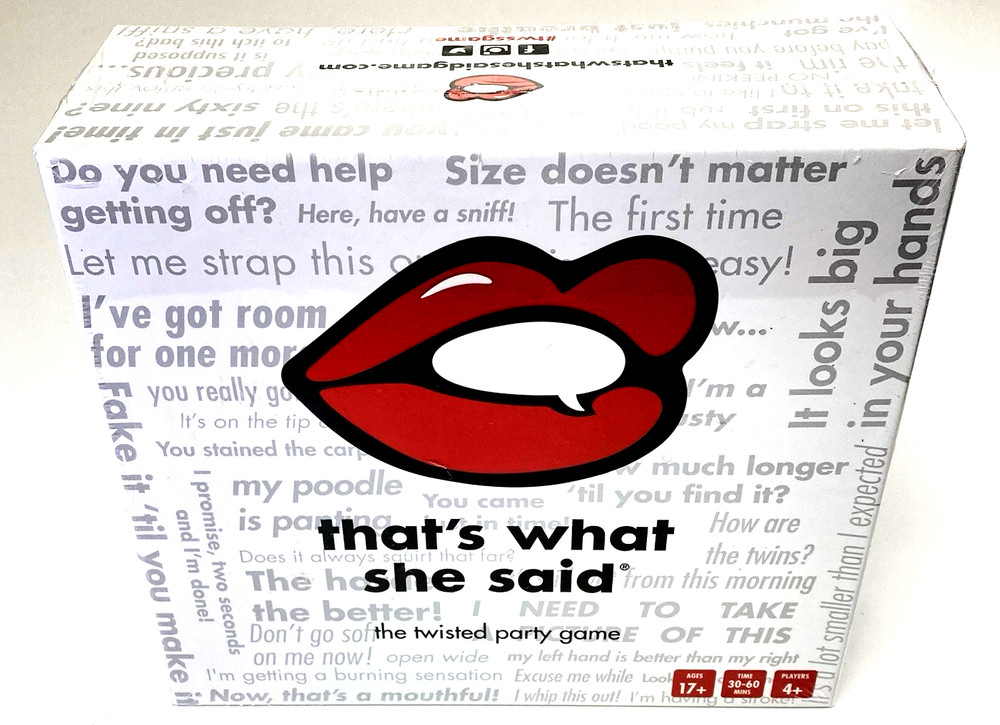 That’s What She Said , The Party Game / Board Game, New Sealed, Free Shipping