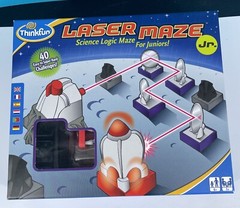 ThinkFun Laser Maze Jr Science Logic Maze Game Complete GREAT SHAPE!