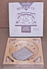 OPEN BOX / Square Roulette Board Game Wood