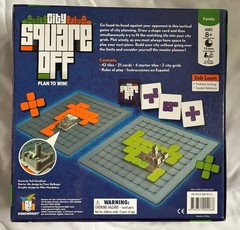 City Square Off Board Game Gamewright Complete With Registration Card