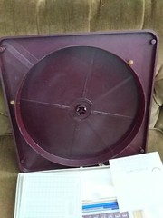 Vtge 1987 Scrabble Deluxe Edition Turntable Base Tiles Rules Score Sht Complete