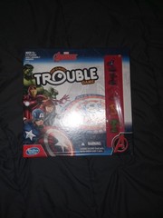 Marvel Avengers TROUBLE Board game by Hasbro Gaming COMPLETE All Pieces & Parts
