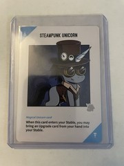 UNSTABLE UNICORNS – Steampunk Unicorn – Convention Exclusive Card – AUTHENTIC