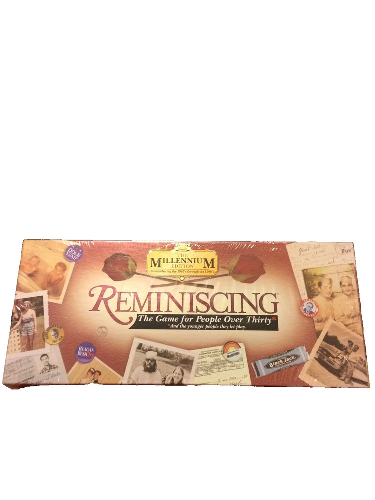 New Reminiscing the Millennium Edition Board Game 1998 Sealed TDC Games