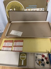 Vintage 1960 Parker Brothers CLUE Mystery Detective Complete Board Game