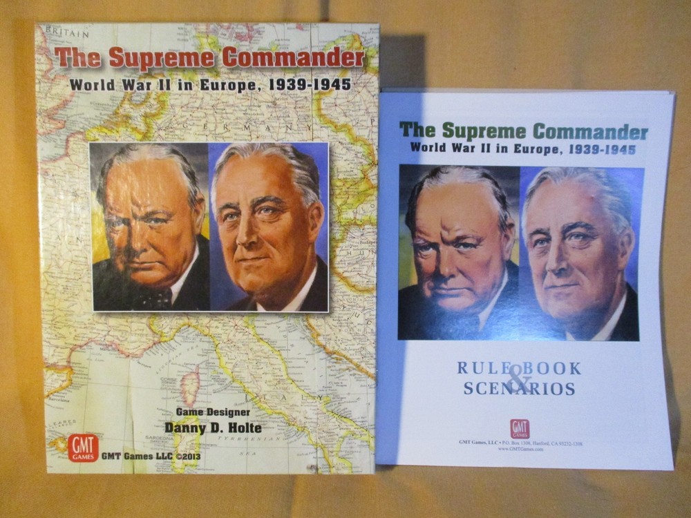 GMT The Supreme Commander Game with Version 2.0 Upgrade / Unpunched