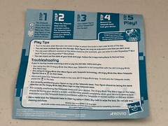 2013 Hasbro Angry Birds Star Wars Telepods Instruction Manual
