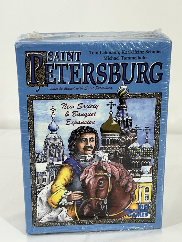 NEW Rio Grande Boardgame Saint Petersburg New Society & Banquet EXPANSION Game