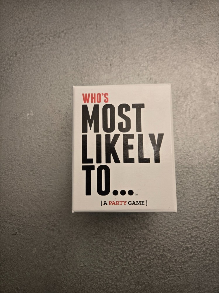 Who’s Most Likely To… A Party Game Brand Gently Used, Complete