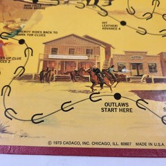 Cadaco Good Guys ’n Bad Guys A Game of the Old West Board Game 1973 #370 Vtg