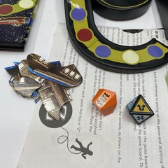 Zathura Game Pressman (2005) – Replacement Pieces Parts Lot – Incomplete