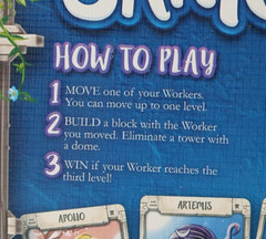 SANTORINI Greek God City-Building Board Game 100% COMPLETE Excellent Condition!