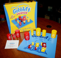 Gobblet! Junior All Wooden Game – Gobble – Line Up – Win -Blue Orange Games 2003
