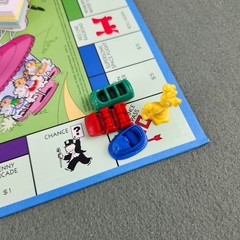 Monopoly Junior COMPLETE Parker Brothers 2005 Kids Childrens Ticket Booth