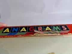 ANAGRAMS Milton Bradley Game ~ 1958 Edition ~ 100% Complete ~ Nice Condition!