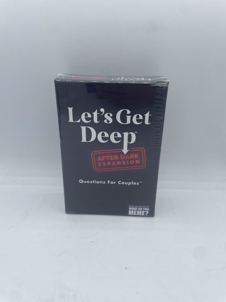 NEW *SEALED* Let’s Get Deep Adult Party Game – After Dark Expansion Pack