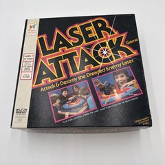 Vintage 1978 Milton Bradley Laser Attack Board Game TESTED Complete No Manual