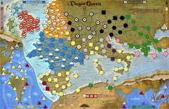 GMT Games: Virgin Queen Wars Of Religion 1559-1598 2nd Print NISW Fast Ship