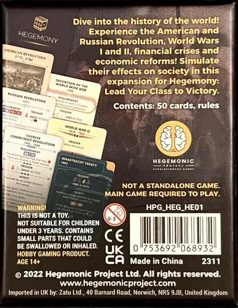 Hegemony Historical Events