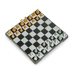 Travel Magnetic Chess Mini Set (6.3 inches)-Compact, Foldable, Educational