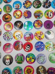 Lot of 220 Pogs / Milk Caps, Vintage 1990s Retro Nostalgia! Mix Take A Look!
