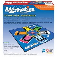 Aggravation Game Family Board Game Multi Colored Fun for 2 to 6 Players