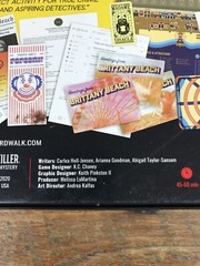 OPEN BOX Hunt a Killer Body on the Boardwalk Murder Mystery Game Complete