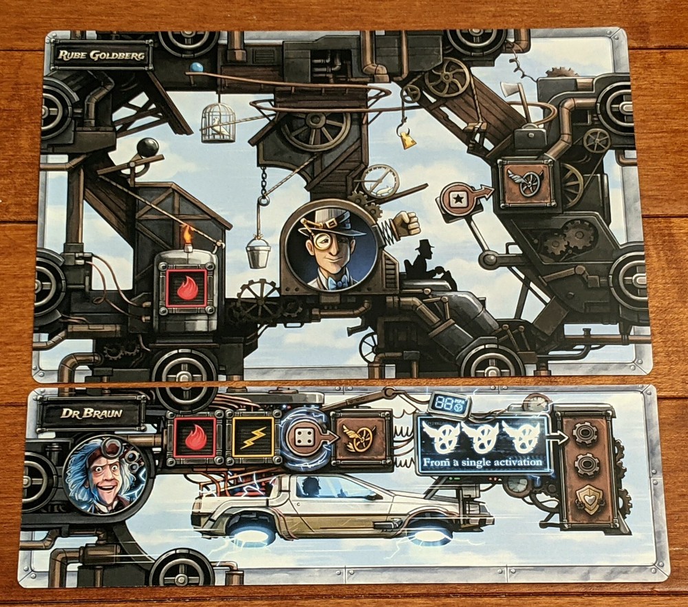 Steampunk Rally Rube Goldberg + Dr Braun Promo Set Dice Tower 2016
