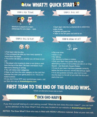 DRAW WHAT?! Adult Party Board Game Offensive Humor FREE EXPANSION PACK INCLUDED