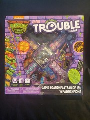 Teenage Mutant Ninja Turtles Mutant Mayhem Pop‑O‑Matic Trouble Board Game ~ NEW!