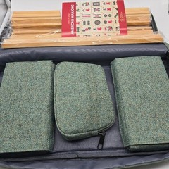 Yellow Mountain Imports American Mahjong Set Heather 166 Tiles Soft Case Racks