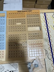 The Arab-Israeli Wars Board Game By Avalon Hill. Complete & Mostly Unpunched.