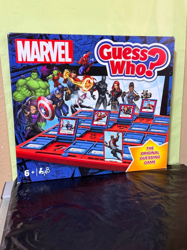 Guess Who? Marvel Superheroes Character Guessing Board Game Complete!