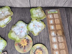 Heroes of Normandie Punchboard Tiles Pieces Expansions Devil Pig Games Lot – #12