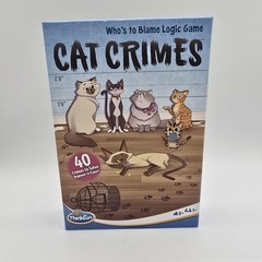 Cat Crimes Who’s to Blame Logic Game Thinkfun Problem Solving Challenges Mystery