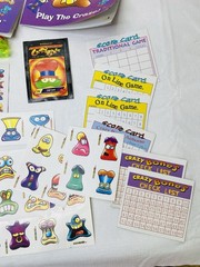 HUGE Lot 102 Gogo’s Crazy Bones Collection Figures Stickers Cards Aliens Glitter