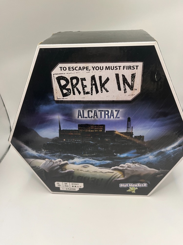Break In Alcatraz Play Monster board game new sealed Free Ship