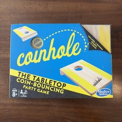 Coinhole Game The Tabletop Coin Bouncing Party Game by Hasbro Gaming