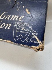 Vintage Gee-Wiz Racing Game No.40 Wolverine Supply w/ Box Horse Race Toy
